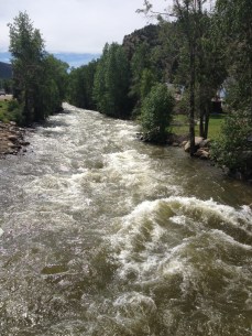 The creek's up; now that's "in the flow"!